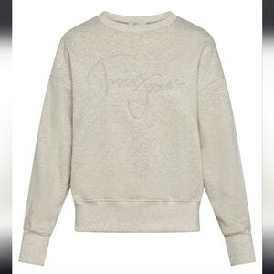 Tracy James Erica Pullover Crewneck Embossed Sweater Small